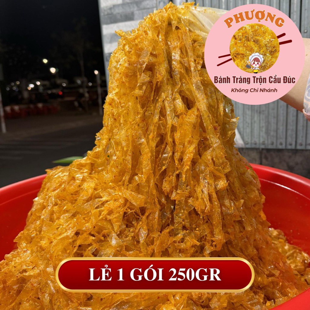 Lẻ 1 gói 250g – Đặc Sản Long An Bánh Tráng Trộn PHƯỢNG Cầu Đúc Chính Gốc LONG AN