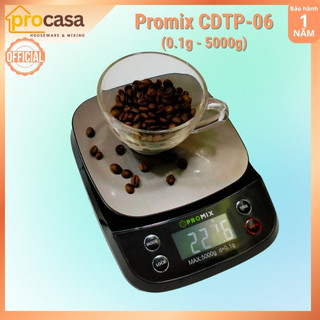 Cân điện tử nhà bếp Promix CDTP-06 - 0.1 - 5000g - Có kháng nước - Cân pha chế