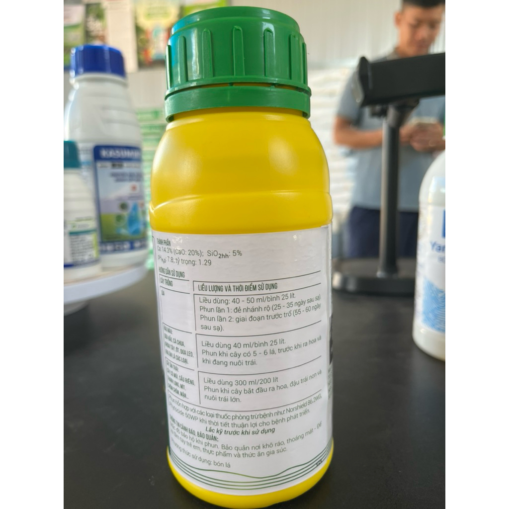Casi silic Hợp trí- phân bón lá cứng cây xanh cành chắc quả chai 500ml