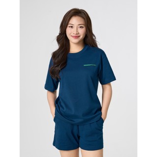 Bộ đồ nữ mặc nhà in chữ YODY sợi cotton tự nhiên thân thiện với da WCST25S064