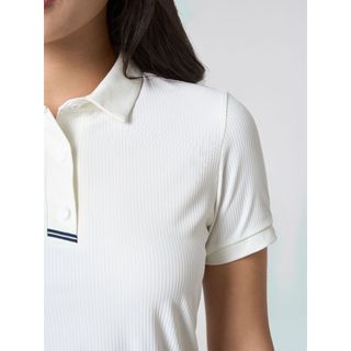Áo Polo Nữ YODY Business Nẹp Phối Dây Dệt Sang Trọng Mềm Mại Năng Động Co Giãn WAPO25S128