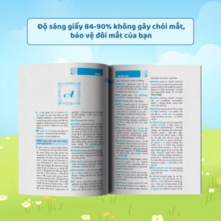 Sách - Từ Điển Anh Việt Phiên Bản Bìa Mềm Màu Trắng - Giải Nghĩa Đầy Đủ Ví Dụ Phong Phú