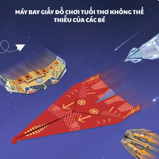 Đồ Chơi Gấp Máy Bay Giấy 3D Origami Thủ Công - Bộ Gấp Giấy Origami Máy Bay Với 32 Kiểu Gấp Thỏa Sức Cho Bé Lựa Chọn