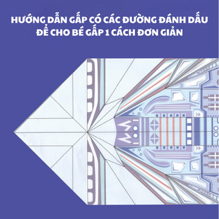 Đồ Chơi Gấp Máy Bay Giấy 3D Origami Thủ Công - Bộ Gấp Giấy Origami Máy Bay Với 32 Kiểu Gấp Thỏa Sức Cho Bé Lựa Chọn