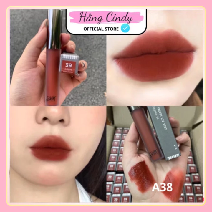 Son Kem Lì BBIA Last Velvet Tint Màu 38 Feign Fine bbia38 Màu Đỏ Nâu Chocolate