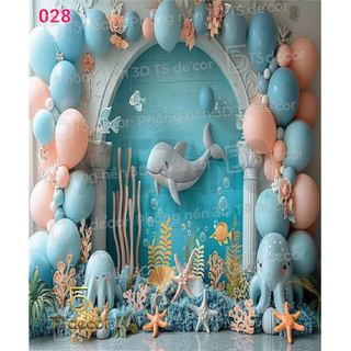 Phông nền nền nền bầu trời xanh chụp ảnh Studio xu hướng mới hiện đại
