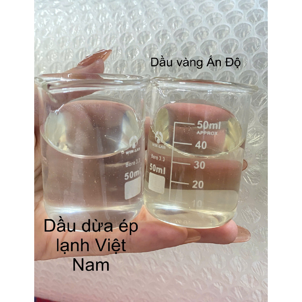 DẦU DỪA ÉP LẠNH / DẦU DỪA VÀNG 500mL 1L