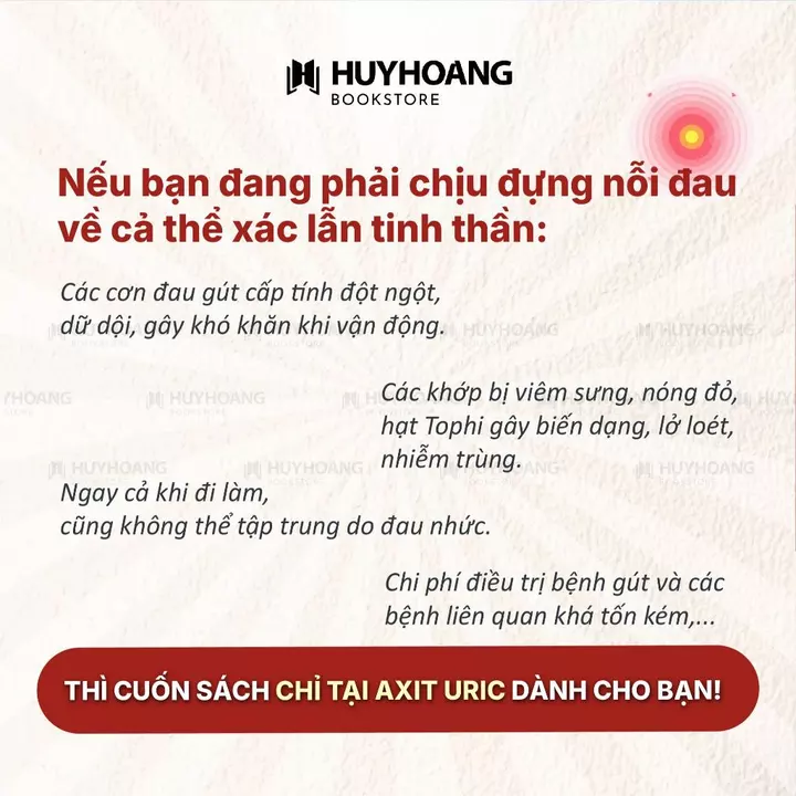 Vietnamese Book · Chỉ Tại Axit Uric, chăm sóc sức khỏe, sách y học, kiến thức y học, áp dụng thực tế – 5