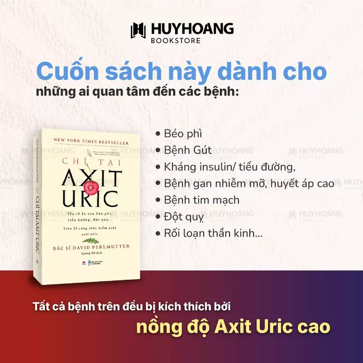 Vietnamese Book · Chỉ Tại Axit Uric, chăm sóc sức khỏe, sách y học, kiến thức y học, áp dụng thực tế – 6