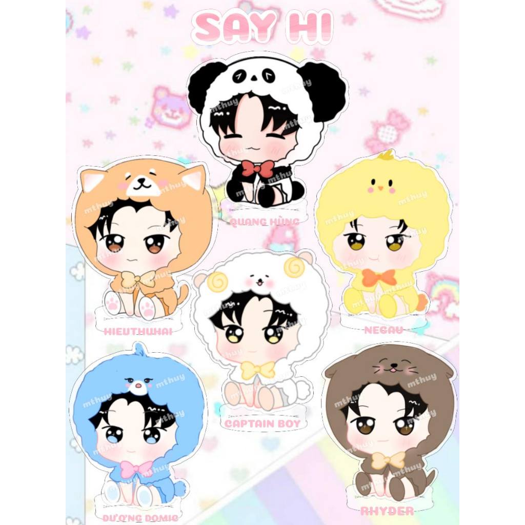 Std/Key Blindpack "Say Hi" in da Zoo 5cm