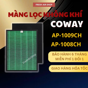 Màng Lọc Không Khí Coway AP-1008CH, AP-1009CH, Màng lọc Hepa Coway, bộ lọc không khí Coway, lõi lọc không khí Coway