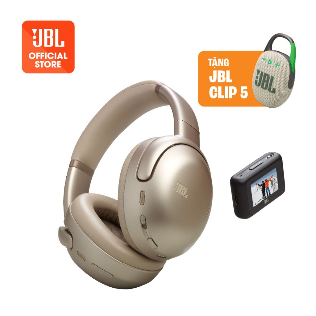 Tai Nghe Chụp Tai JBL TOUR ONE M3 SMART TX Kèm Bộ Tín Hiệu JBL Smart Tx Chơi Nhạc Tới 70 Giờ Trang Bị 8 Micro