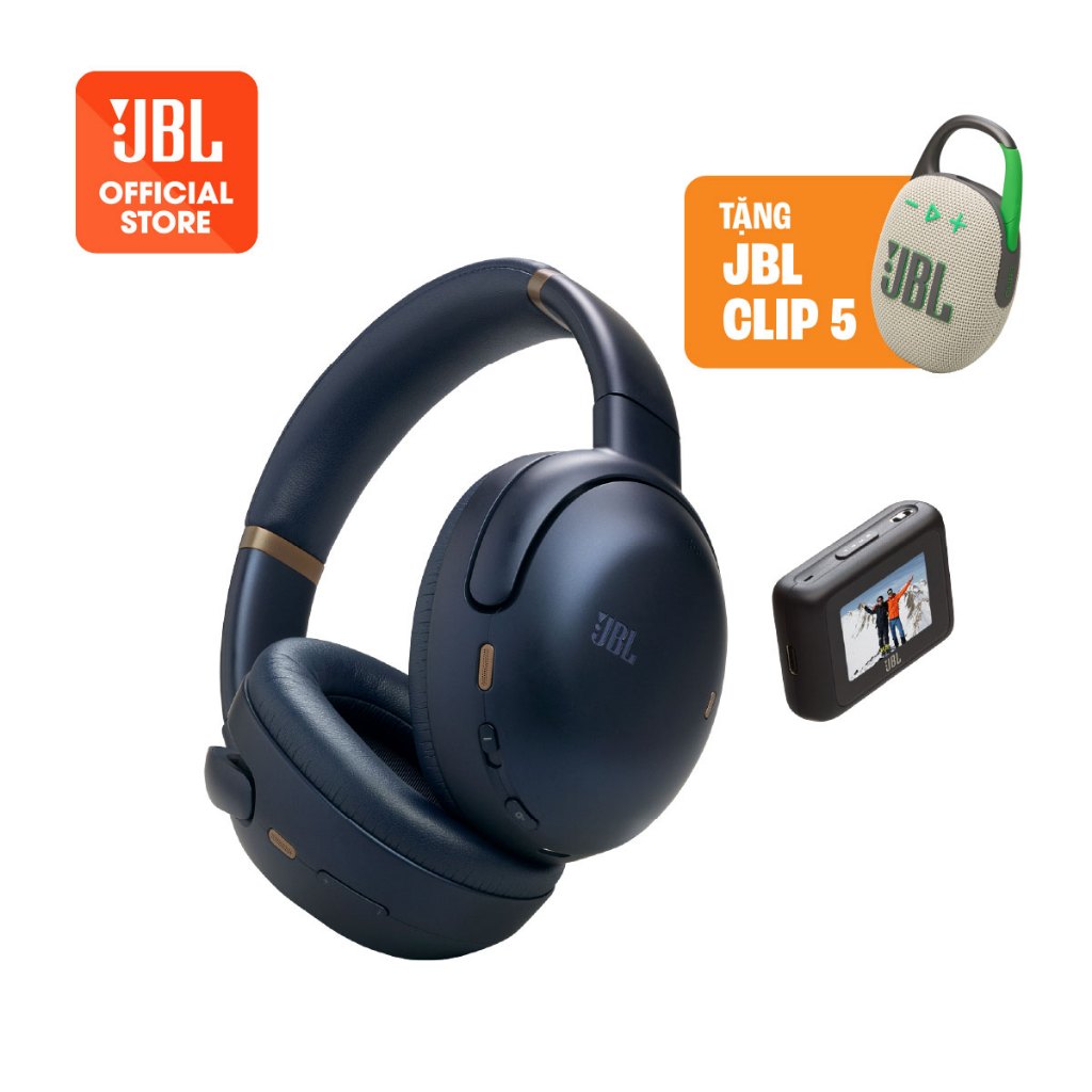Tai Nghe Chụp Tai JBL TOUR ONE M3 SMART TX Kèm Bộ Tín Hiệu JBL Smart Tx Chơi Nhạc Tới 70 Giờ Trang Bị 8 Micro