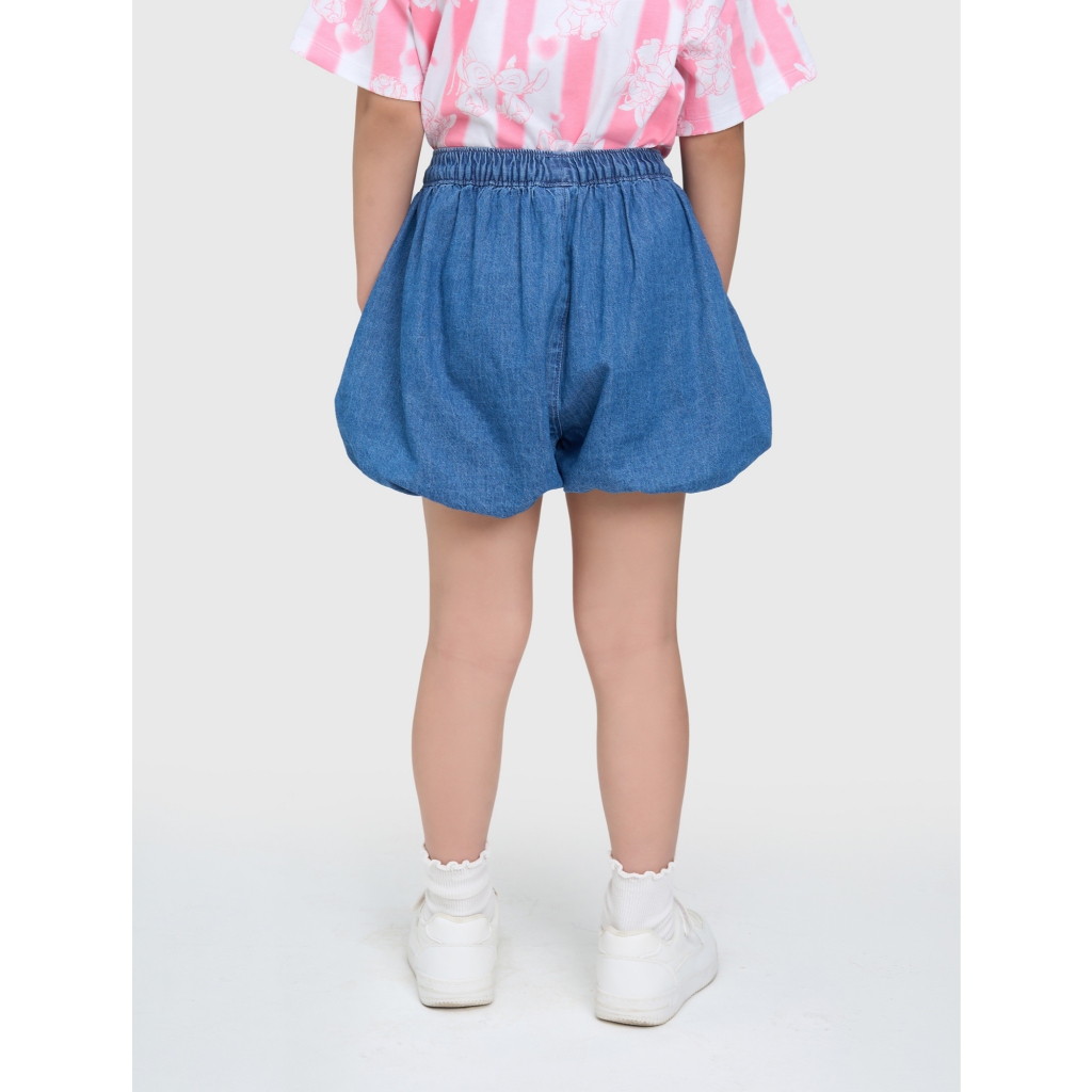 Quần short jean bé gái CANIFA hoạ tiết chất liệu denim 1BS25C004