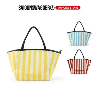 Túi Tote Canvas Kẻ Sọc SAIGONSWAGGER® STRIPE TOTE BAG Túi Đi Biển