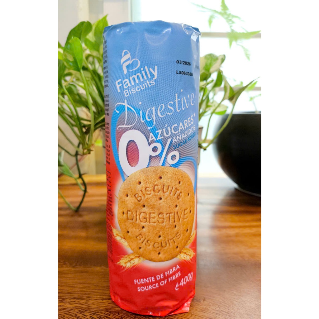 Bánh quy ăn kiêng không đường DIGESTIVE FAMILY BISCUITS với 22% bột mì ...