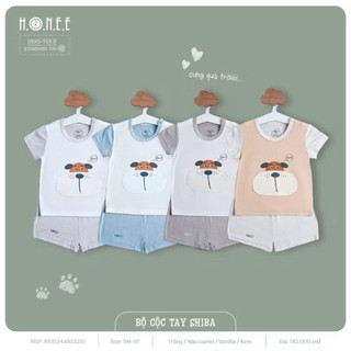 Hrnee-bộ cộc tay shiba sale cho bé 9-4y