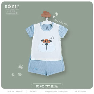 Hrnee-bộ cộc tay shiba sale cho bé 9-4y