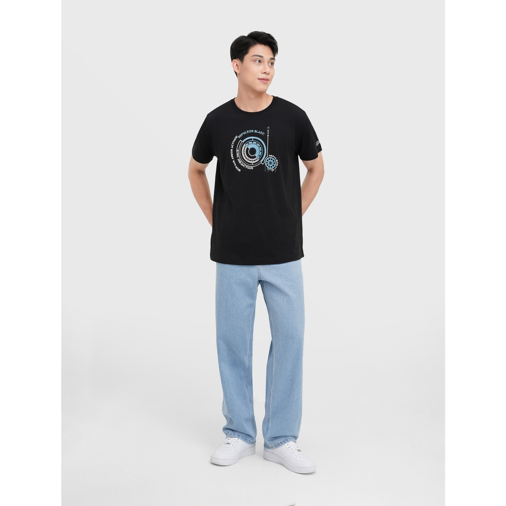 Quần jean nam CANIFA form loose ống rộng cạp cao 8BJ25S002