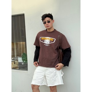 Áo thun MMESTLINE "AEGIS" form Boxy vải Premium  Cotton