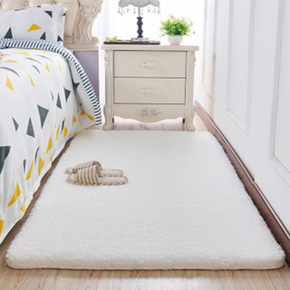 Thảm tròn trải sàn |Màu Trắng| ,thảm lông cừu decor chụp ảnh to 1m 1m2 1m6