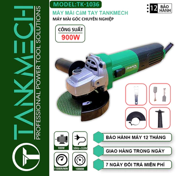 Máy mài cầm tay TANKMECH PH-1036 máy mài đa năng 900w máy mài cầm tay 100% Đồng cao cấp máy mài góc máy mài đá