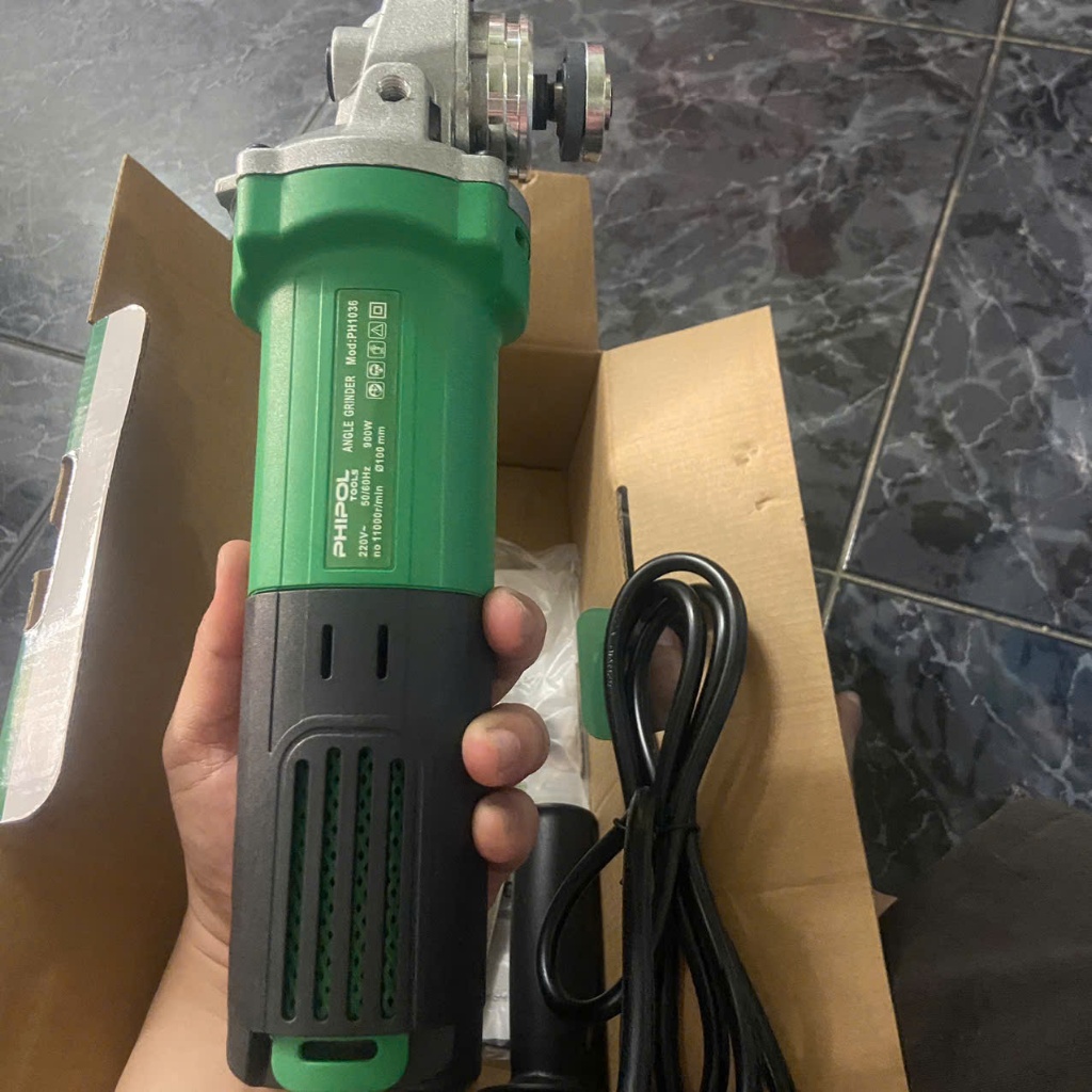 Máy mài cầm tay TANKMECH PH-1036 máy mài đa năng 900w máy mài cầm tay 100% Đồng cao cấp máy mài góc máy mài đá