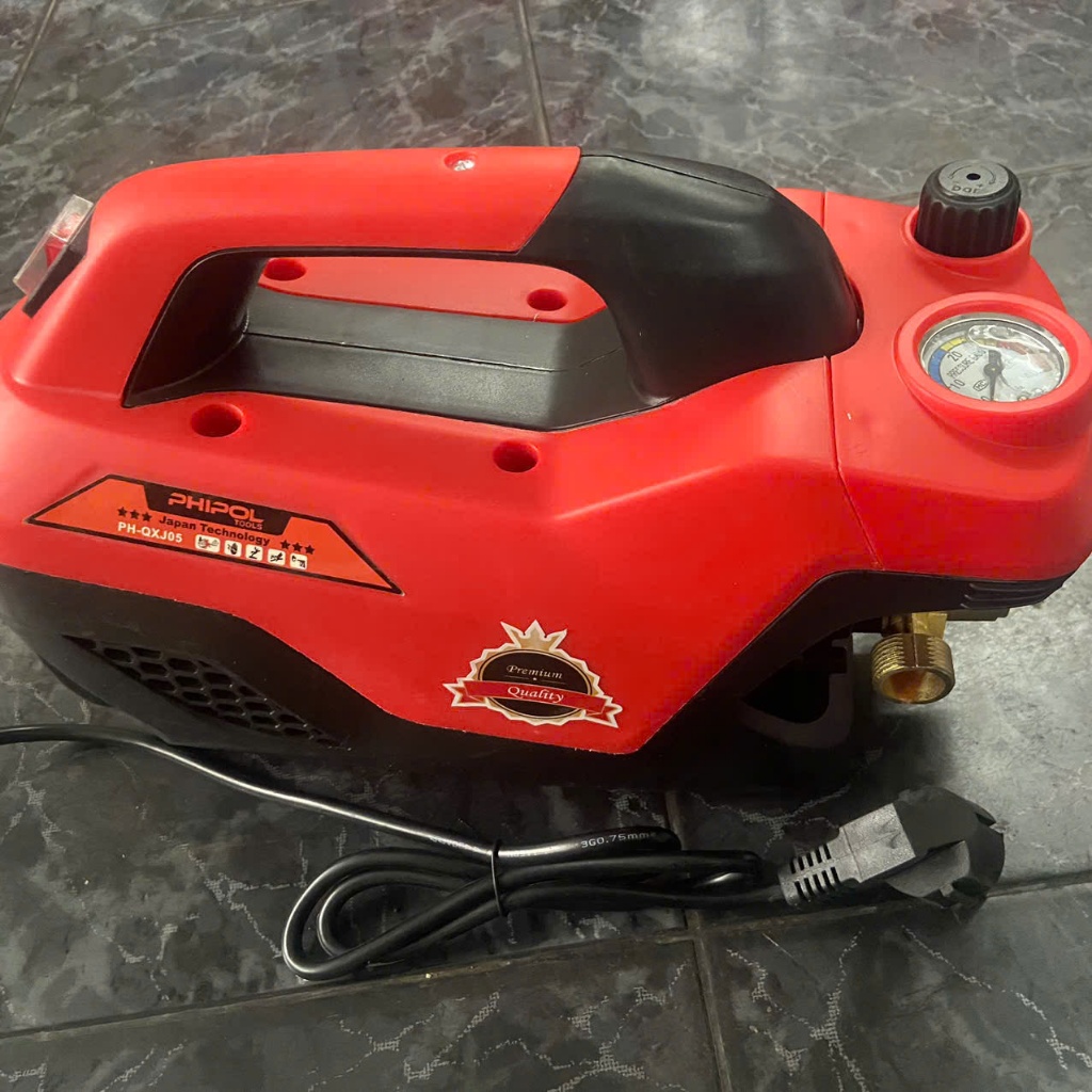 Máy rửa xe mini TANKMECH QXJ-05 2300W Máy xịt rửa xe cao áp Chống giật chính hãng giá rẻ