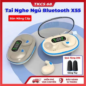 Tai Nghe Không Dây Ngủ Bluetooth X55, Tai Nghe X55 Pro Mẫu Mới Mỏng Nhẹ Nằm Ngủ, Micro Tích Hợp Nhiều Màu