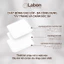 Combo 5 gói bông tẩy trang vuông Labon sạch sâu sạch sâu, mềm mịn Cotton Pad 150 miếng/gói