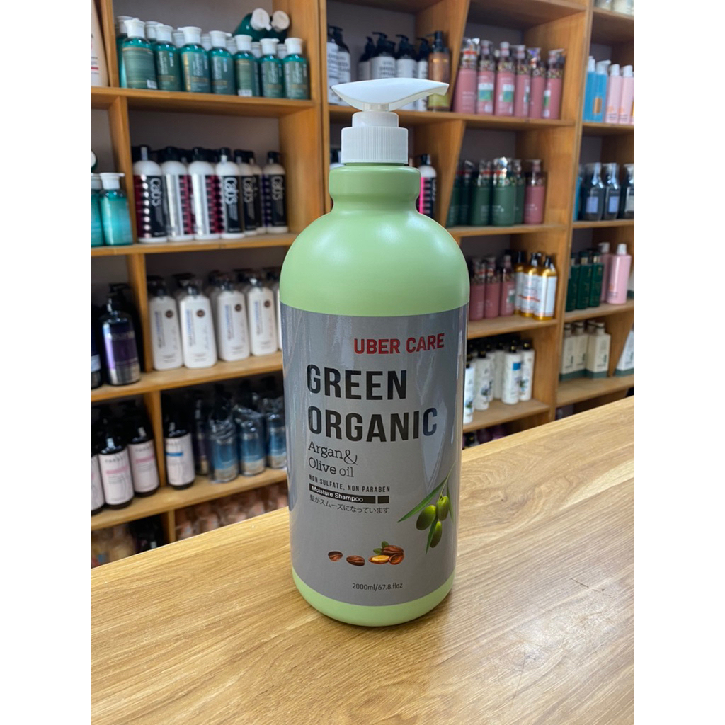 Dầu gội can 2 lít Uber Care Oganick Can Dầu gội 2 lít hương nước hoa cho Hair Salon