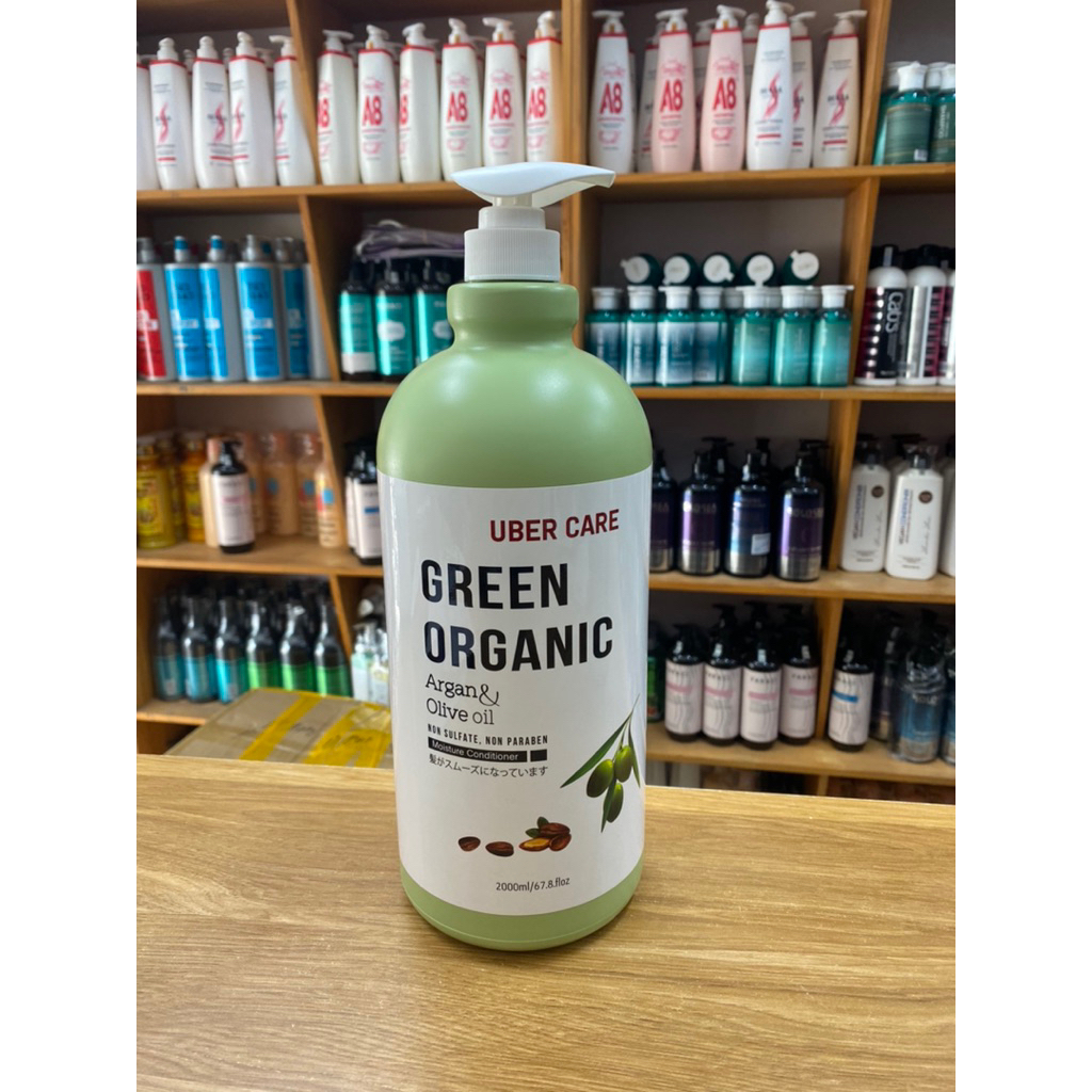 Dầu gội can 2 lít Uber Care Oganick Can Dầu gội 2 lít hương nước hoa cho Hair Salon