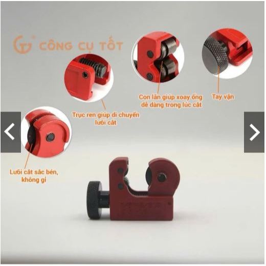Dao cắt ống đồng CT-127A (Loại nhỏ) chất lượng- Bền Bỉ