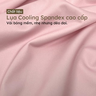 Vỏ gối nằm Lụa Thun Lạnh Spandex 50X70 Hân Võ Bedding trơn màu sang trọng, bao áo gối co giãn, mát mịn