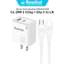 Bộ Sạc Nhanh 2 Cổng 20W /30W Basefast Chống Nhiệt Cho 8 Plus/Xr/Xs/11/12/13/14 Pro Max