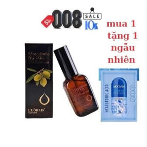 Tinh dầu dưỡng tóc uốn, dưỡng tóc khô xơ, tóc nhuộm, giúp giữ nếp, tạo nếp, phục hồi hư tổn macadamia nut oil