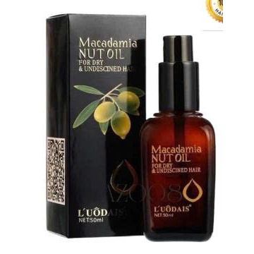 Tinh dầu dưỡng tóc uốn, dưỡng tóc khô xơ, tóc nhuộm, giúp giữ nếp, tạo nếp, phục hồi hư tổn macadamia nut oil