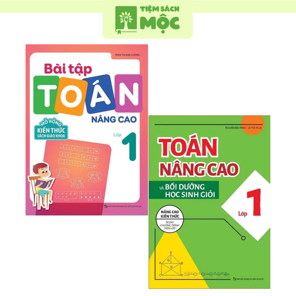 Sách: Combo 2 Cuốn Toán Nâng Cao Lớp 1