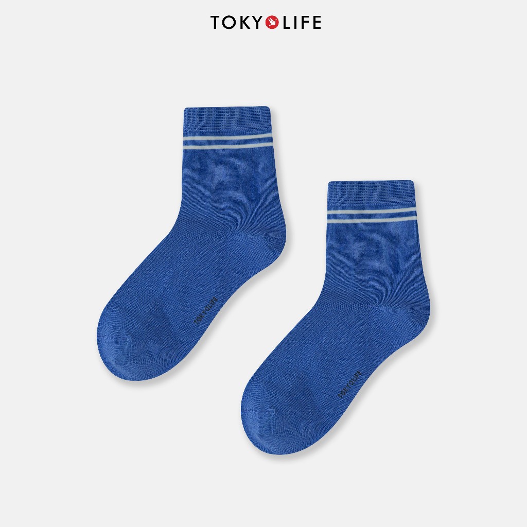 [1 Đôi] Tất Chân Nữ Cổ Trung Họa Tiết Trơn Nhiều Màu Thời Trang - TOKYOLIFE