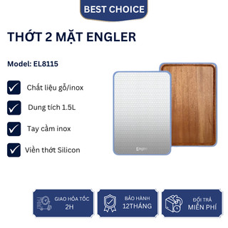 Thớt 2 mặt Engler EL8115 kháng khuẩn cao cấp, chống trượt, chống thấm, an toàn cho gia đình