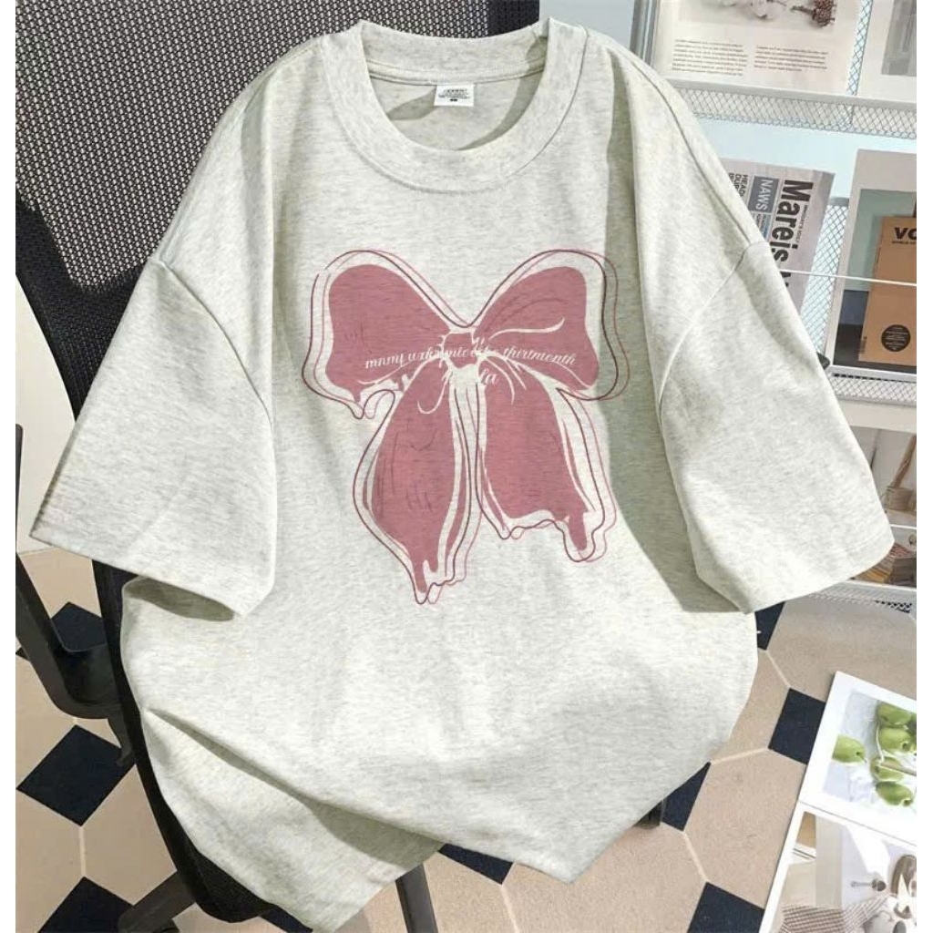 Áo phông form rộng tay lỡ chất vải cotton , áo cổ tròn nam nữ unisex- nơ KOLILA