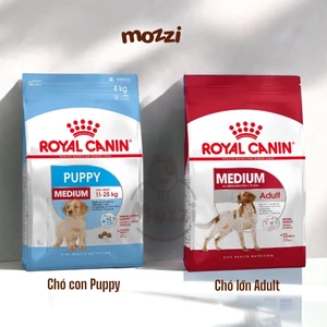 Thức ăn hạt Royal canin Medium Puppy Adult cho chó kích thước trung bình