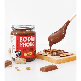 Bơ Cacao Đậu Phộng WayOf - Không Đường Tinh Luyện - Ngọt Tự Nhiên Eat Clean