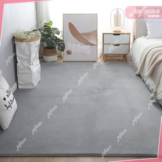 Thảm trải sàn phòng ngủ, phòng khách lông mịn |Xám Bạc| sang trọng cao cấp kích thước 1mx1m6 , 1m6x2m