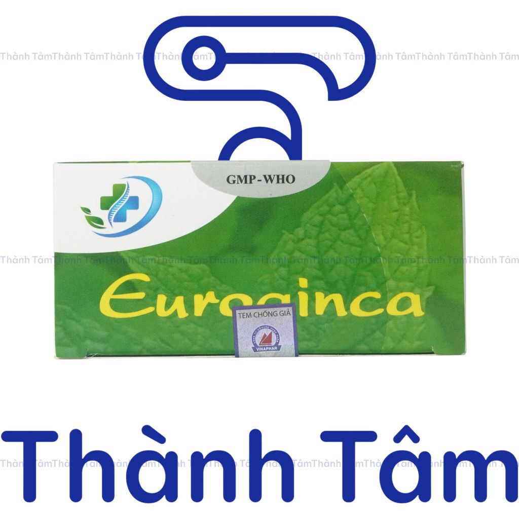 (Vàng) Viên uống EUROGINCA VÀNG 100V hỗ trợ giúp giảm ho, long đờm, giảm ho do thay đổi thời tiết