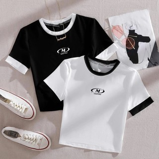 Áo thun Baby Tee LOGO M Đơn Giản Thoải Mái Đi Học Đi Làm | Under Thinker