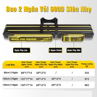 Bao Đựng Cần Túi Đựng Cần K25 Hyper Bao Cần Gấp Gọn Vải Oxford 1680D Cao Cấp