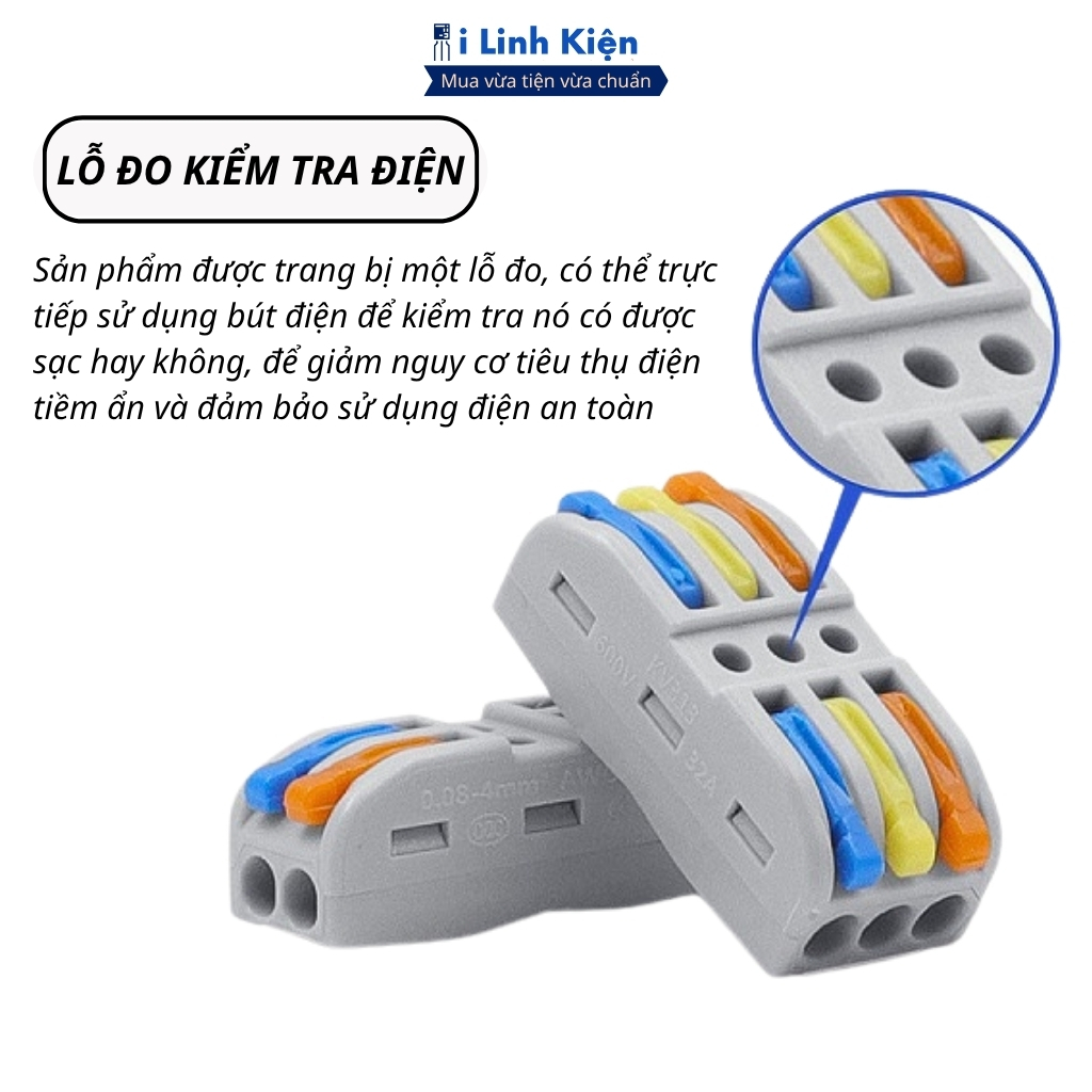 Cút Nối Dây Điện 2P 3P 4P 5P Đa Năng Tiện Lợi Chất Lượng Tốt ILinhkien