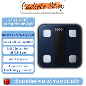 Cân Điện Tử Sức Khỏe Cao Cấp Cadioto Cân Thông Minh Phân Tích Cơ Thể Đo Chỉ Số Sức Khỏe