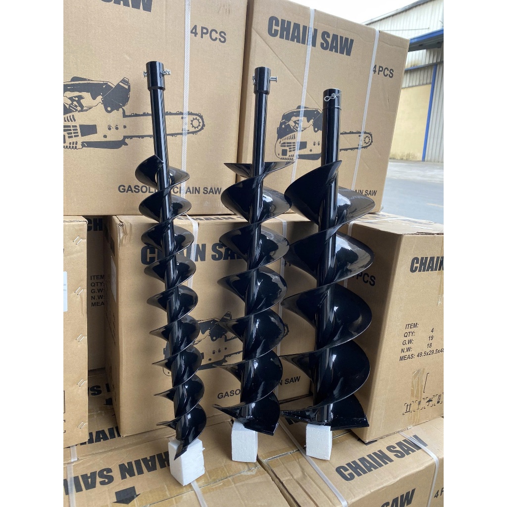 Mũi khoan đất kép 100, 150, 200, 300 . Chất lượng số 1. Mũi kép, lưỡi dao chắc chắn